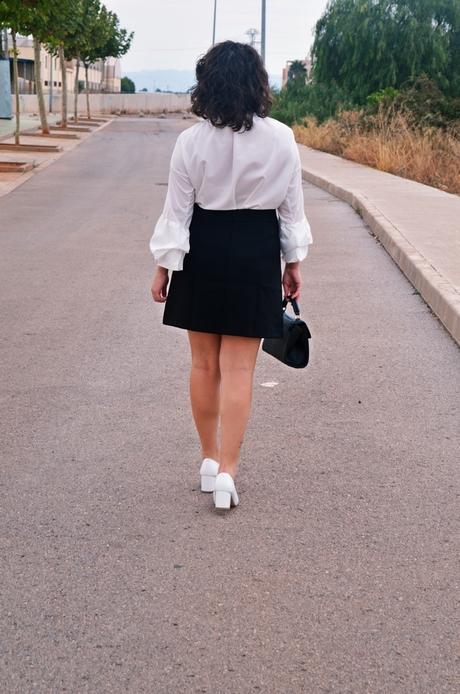 Blusa mangas abullonadas