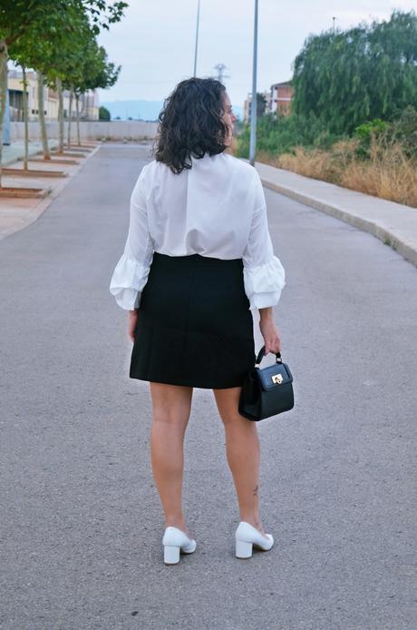 Blusa mangas abullonadas