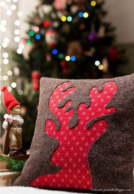 30 ideas fantásticas de manualidades de fieltro para Navidad