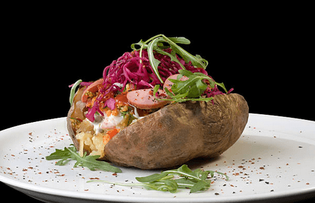 Patatas asadas como en la feria