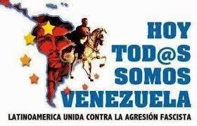 Si amenazan a Venezuela, amenazan a nuestra América. Si amenazan a Venezuela, amenazan a nuestra América.