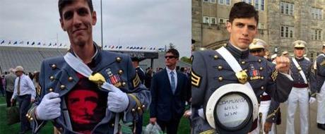 ¡Increible! El Che bajo el uniforme de un cadete de West Point