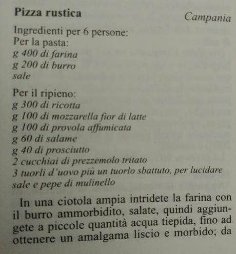 PIZZA RUSTICA - RETO SALADO CRI: CAMPANIA