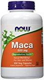 Beneficios y propiedades de la maca Energizante y estimul... NOW Maca 500mg, 250 Veg Capsules