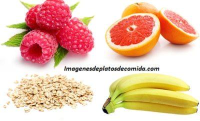 alimentos nutritivos para el desayuno frutas
