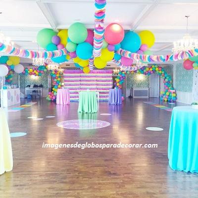 decoracion de eventos con globos infantil