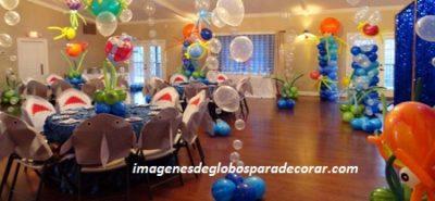 decoracion de eventos con globos salon
