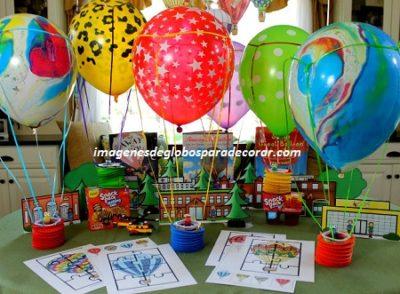 arreglos de fiestas con globos aerostatico