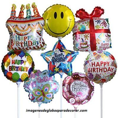 imagenes con globos para cumpleaños formas