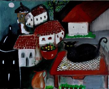 La casa de los gatos, por Cristina Godefroid