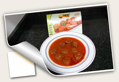 ALBÓNDIGAS  CON TOMATE CON ABRICOME