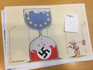 La Eurocámara  censura 12 caricaturas.