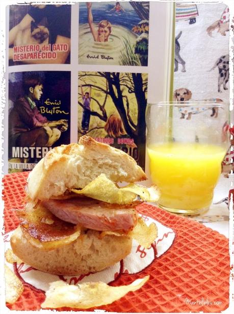 Bocata de lomo con patatas fritas