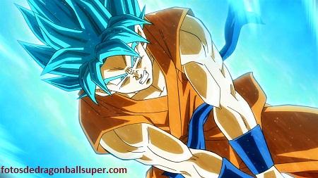 imagenes de goku super sayayin azul peleando