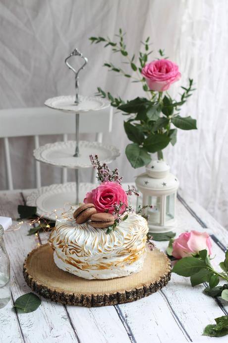 Tarta de limón y merengue y Sorteo Un ramo de flores de Flora Chic