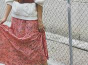 jersey blanco falda larga