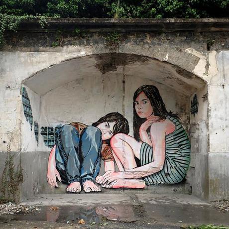 Jana y Js una pareja que transforma ciudades y galpones con Street Art Jana y Js una pareja que transforma ciudades y galpones con Street Art
