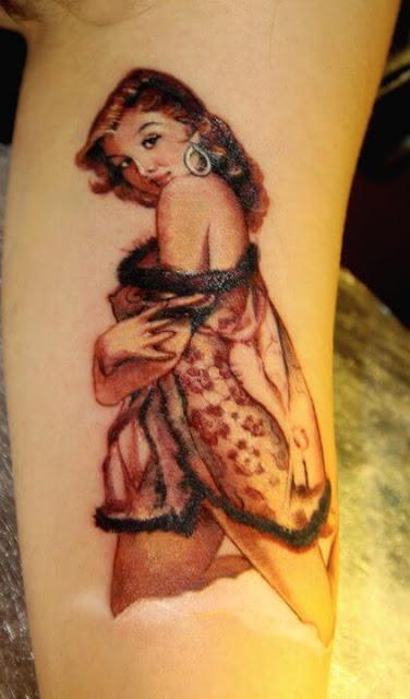 Increibles Tatuajes de chicas Pin Up