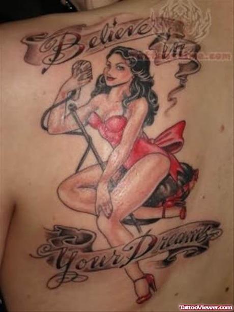Increibles Tatuajes de chicas Pin Up