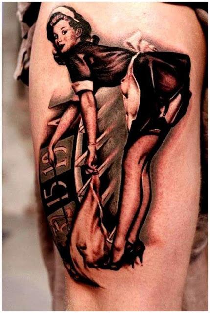 Increibles Tatuajes de chicas Pin Up