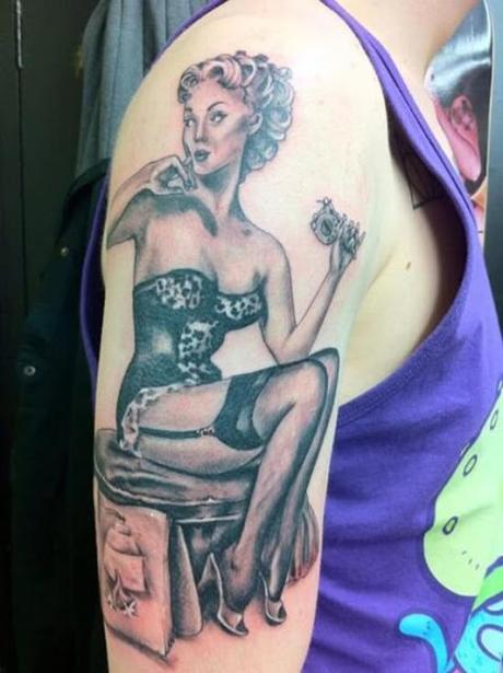 Increibles Tatuajes de chicas Pin Up