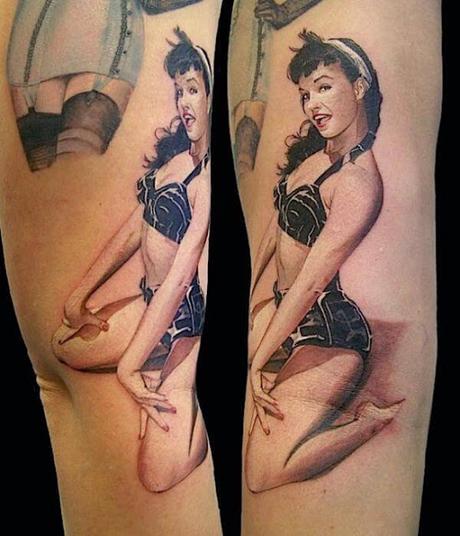Increibles Tatuajes de chicas Pin Up