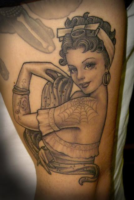 Increibles Tatuajes de chicas Pin Up