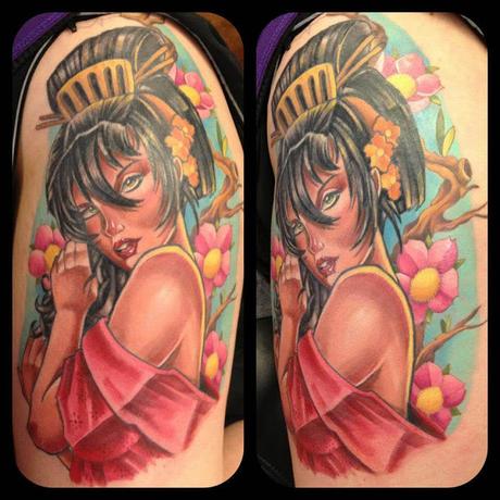 Increibles Tatuajes de chicas Pin Up