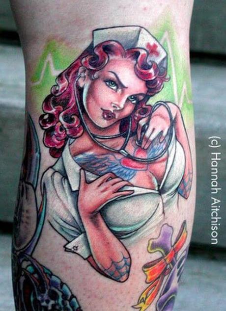 Increibles Tatuajes de chicas Pin Up