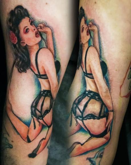 Increibles Tatuajes de chicas Pin Up