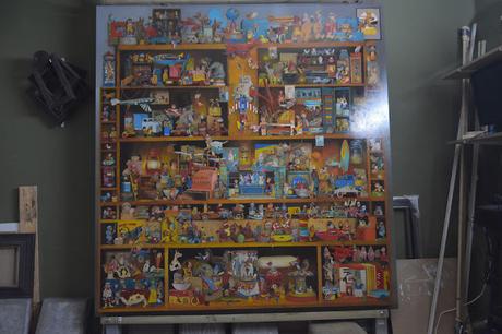 Un Hombre pasó dos años y medio pintando este increible cuadro de 2x2 metros Un Hombre pasó dos años y medio pintando este increible cuadro de 2x2 metros