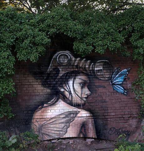 11 obras impresionantes de Street Art del artista australian Destroy