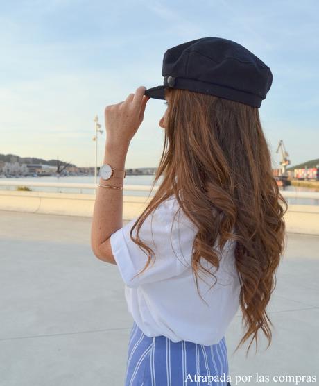 FALDA DE RAYAS ASIMETRICA