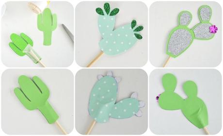 DIY: Toppers de cactus para tarta