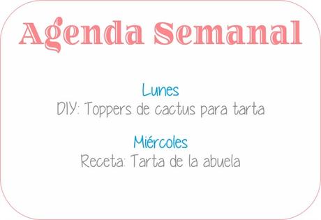 Agenda Semanal 2/10 - 8/10