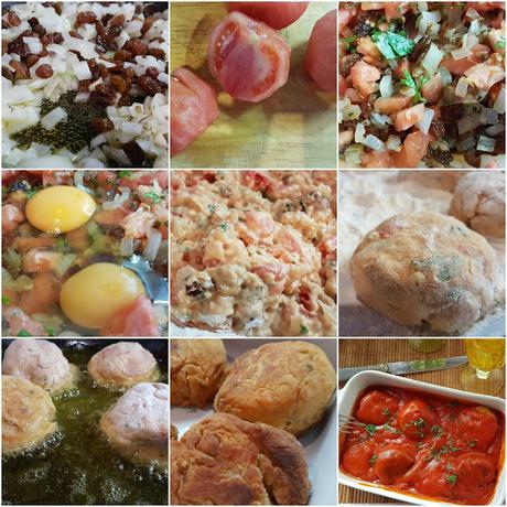 Albóndigas griegas de tomate