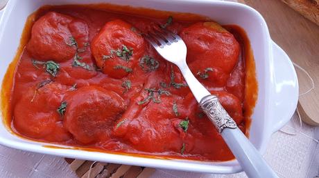 Albóndigas griegas de tomate