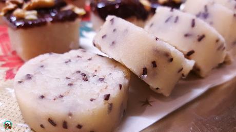 Cocadas de chocolate y coco