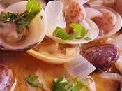 Judías pintas almejas