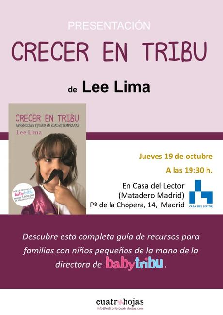 Presentación del Libro Crecer en Tribu en Madrid y más ciudades!!!