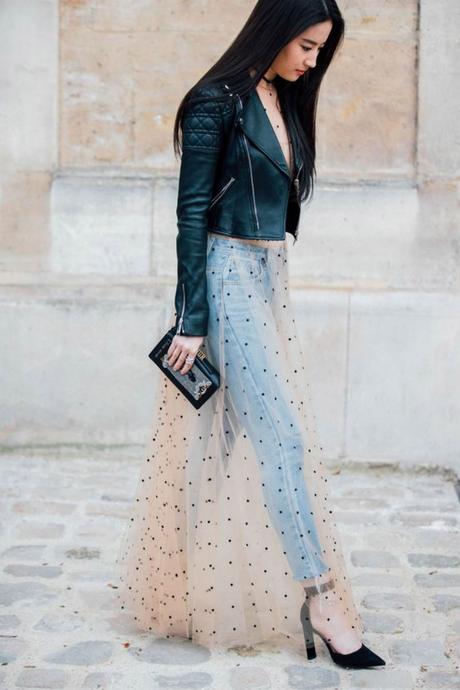 Estas tendencias en denim son lo más en Paris Estas tendencias en denim son lo más en Paris