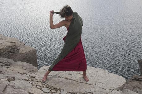 Fotografías de la performance TENSIONES