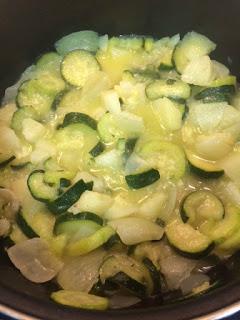 CREMA DE CALABACÍN Y QUESO BRIE