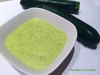 CREMA DE CALABACÍN Y QUESO BRIE