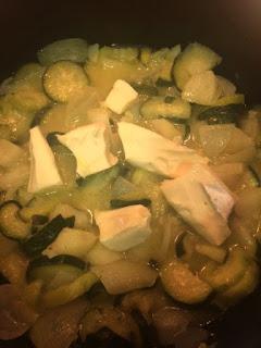 CREMA DE CALABACÍN Y QUESO BRIE