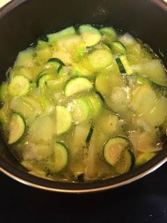 CREMA DE CALABACÍN Y QUESO BRIE