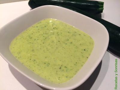 CREMA DE CALABACÍN Y QUESO BRIE