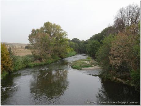 Río Manzanares desde el puente que lo cruza Río Manzanares desde el puente que lo cruza