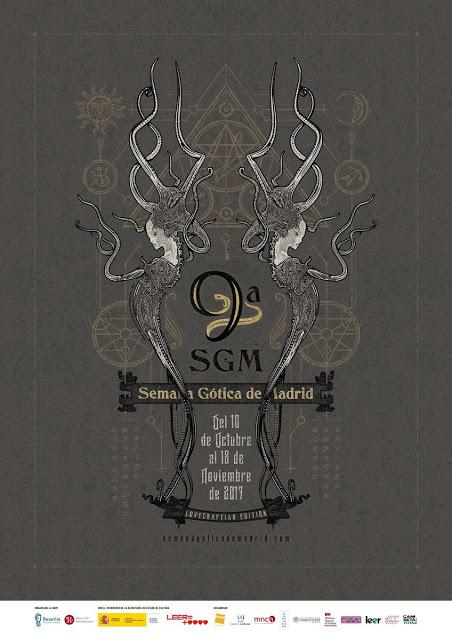 Cartel y programa de la Semana Gótica 2017 de Madrid