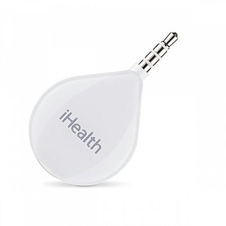 iHealth Align - Glucómetro inteligente mini (3.5 mm) color blanco